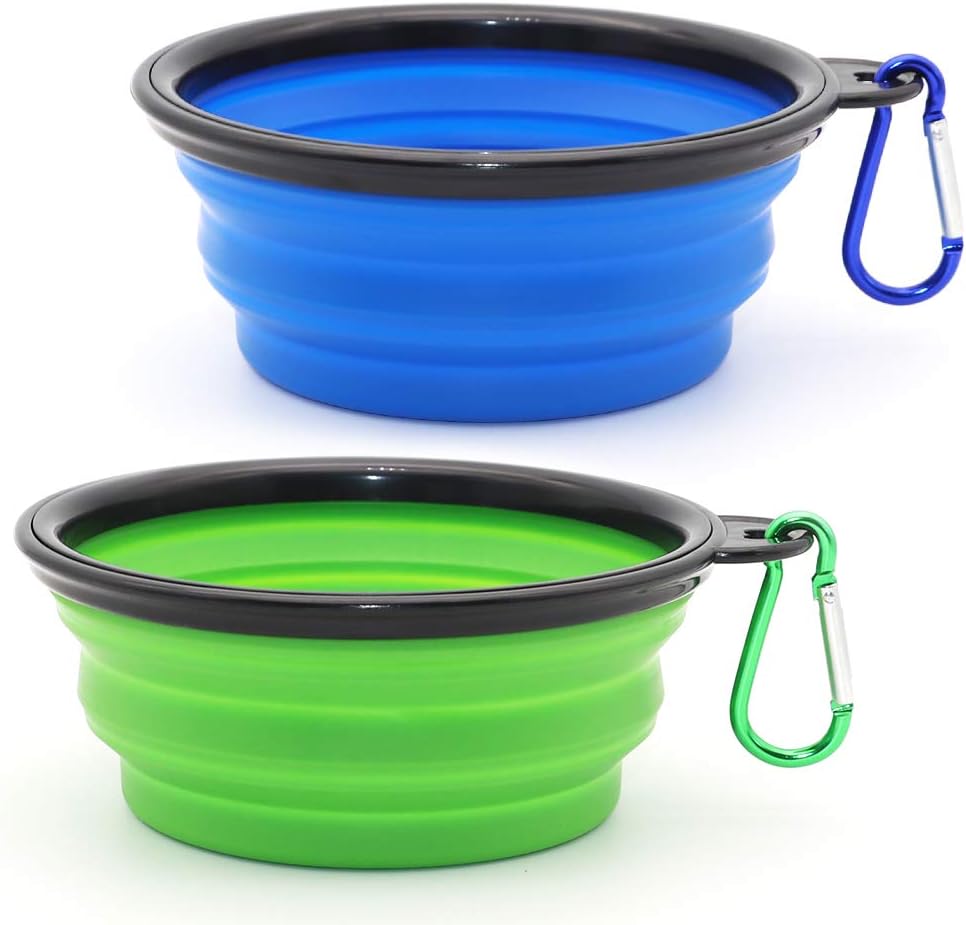 Dog hiking - water bowls